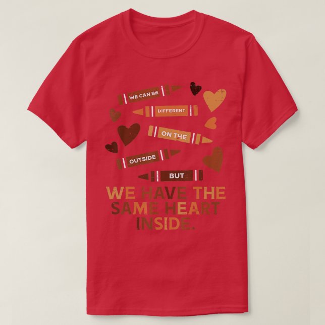 Same Heart Black History Month African American Wo T-Shirt (Design Front)