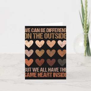 Same Heart Inside Juneteenth Black History Month W Card