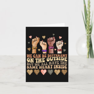 Same Heart Inside Juneteenth Black History Month W Card