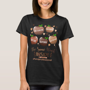 Same Heart Inside Paraprofessional Black History T-Shirt