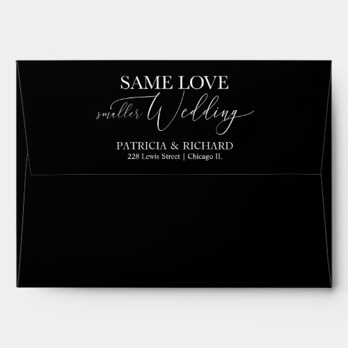 Same Love Smaller Wedding Downsize Wedding  Envelo Envelope