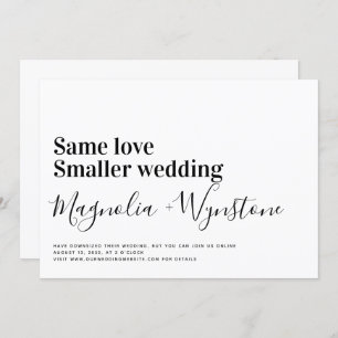 Same Love Smaller Wedding Invitation