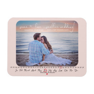 Same Love Smaller Wedding Save the Date Photo Magnet