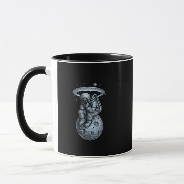 Same Problems, Different Galaxies | Minimal Mug (Left)