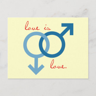 Same-Sex Love (Male) Postcard