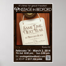 SAME TIME, NEXT YEAR Poster