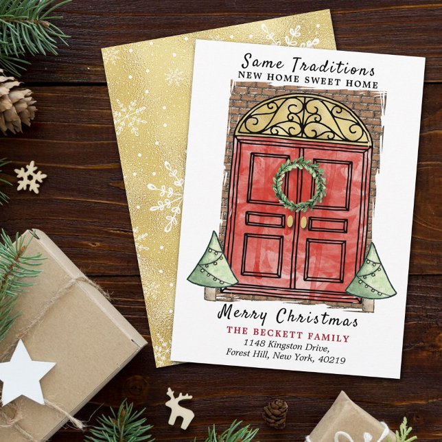 Same Traditions New Home Christmas Holiday Card (Creator Uploaded)