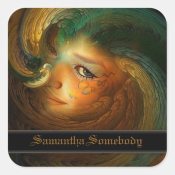 Samhain Bookplate Stickers by EarthMagickGifts at Zazzle