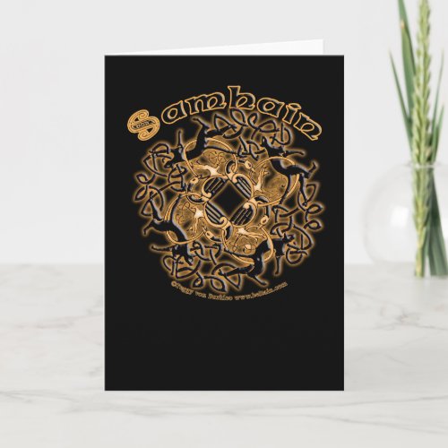Samhain_ Celtic Cats Card