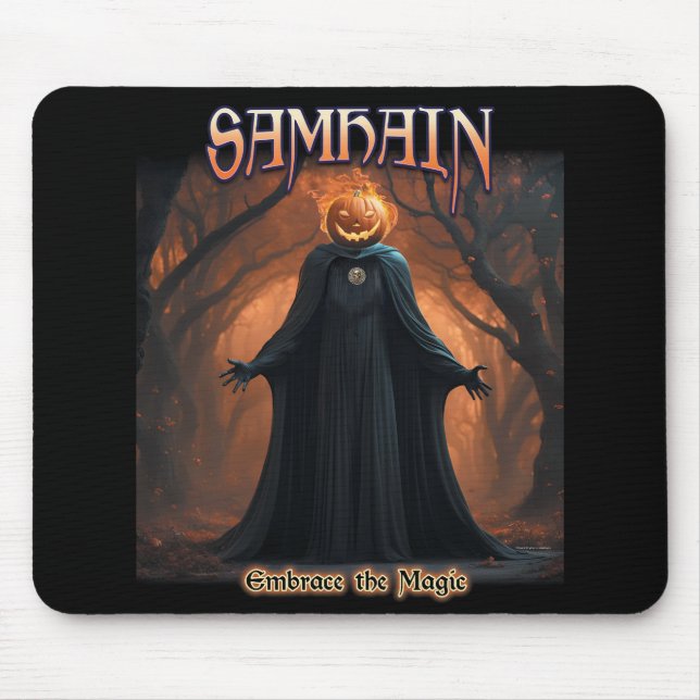 SAMHAIN "Embrace The Magic" Cool Digital Painting Mouse Pad (Front)