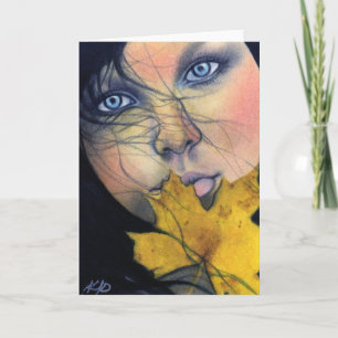 Samhain fairy beauty Card