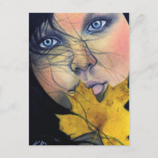 Samhain fairy beauty Postcard