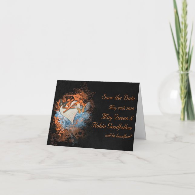 Samhain Handfasting Save the Date Notecard (Front)