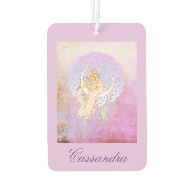 Samhain Lunar Goddess Air Freshener (Back)