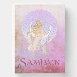 Samhain Lunar Goddess Wooden Box Sign