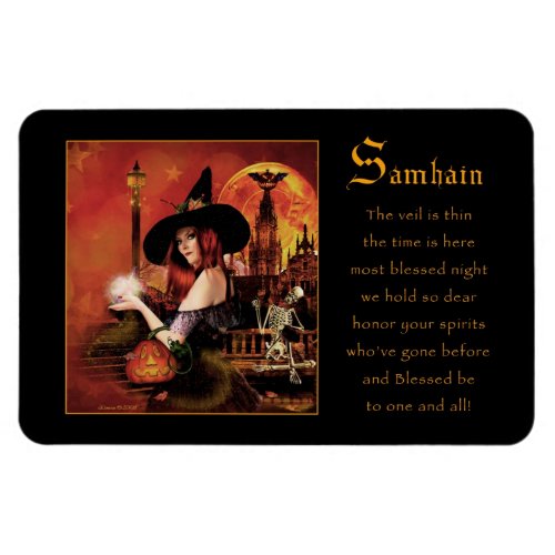 Samhain Magical Witch Magnet