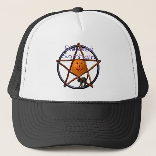 samhain pent trucker hat