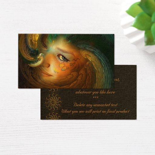Customizable Samhain Profile Cards Business Card Template