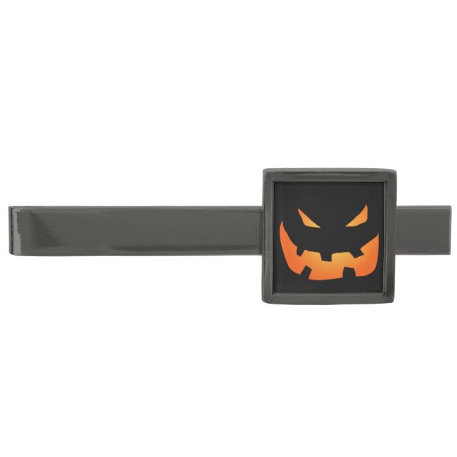 Samhain Pumpkin Tie Bar (Front)