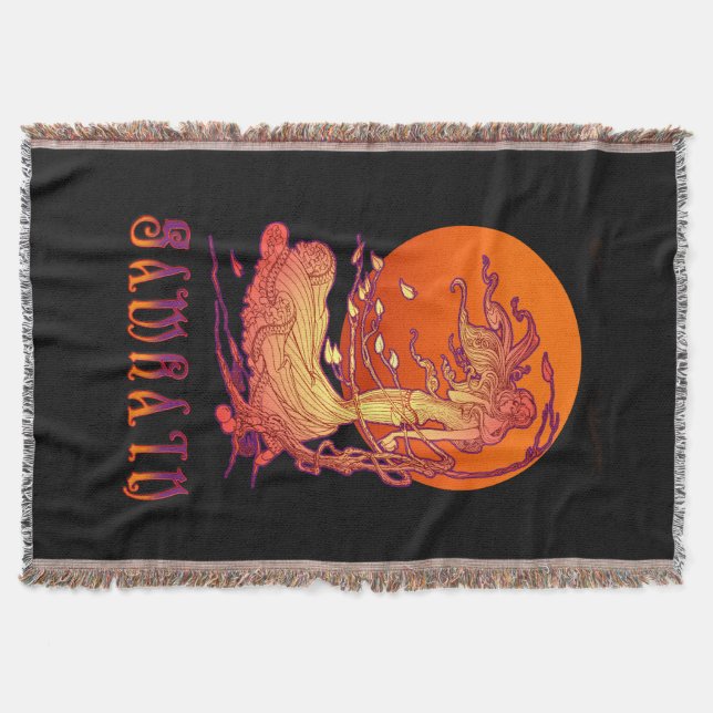 Samhain Throw Blanket (Front)