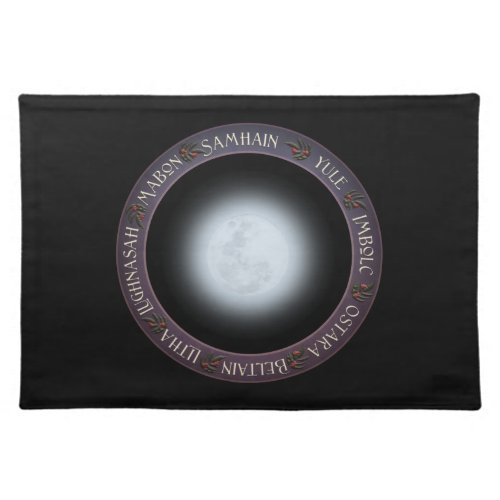 Samhain Wheel of the Year Altar Mat