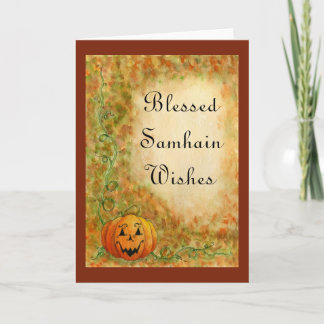 Samhain Wishes Card-Customize Card