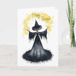 Samhain Witch Greeting Card