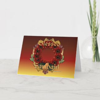 Samhain Wreath Greeting Card
