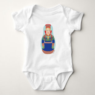 Sami (blonde hair) Matryoshka Baby Bodysuit