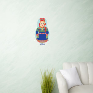 Sami (blonde hair) Matryoshka Wall Decal