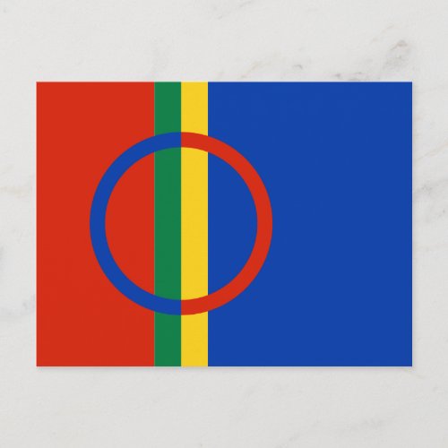 Sami Flag Postcard