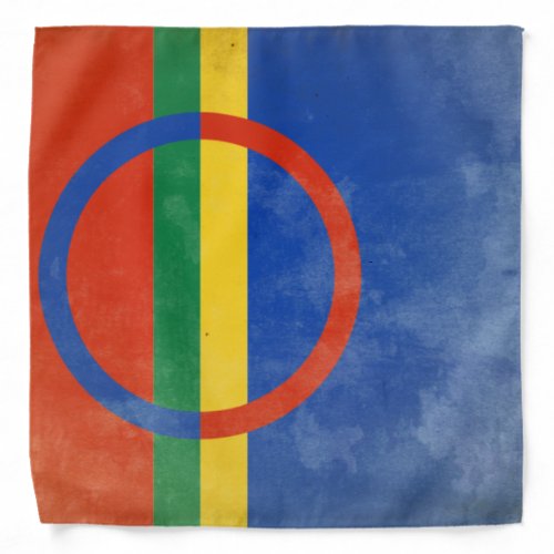Sami people flag bandana