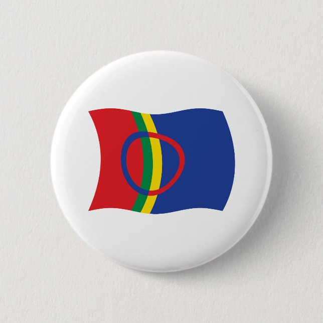 Sami People Flag Button (Front)