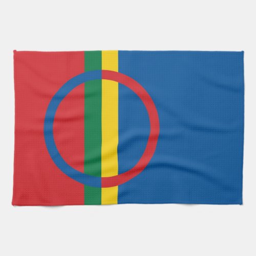 sami people flag towel scandinavia