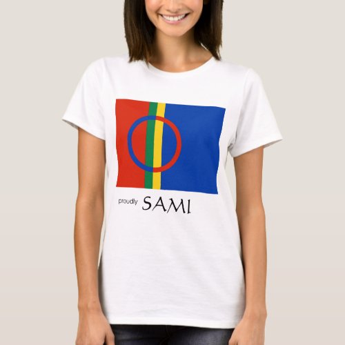 Sami t_shirt Proudly Sami design