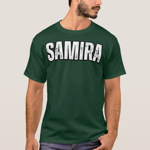 Samira Name Gift Birthday Holiday Anniversary T_Shirt