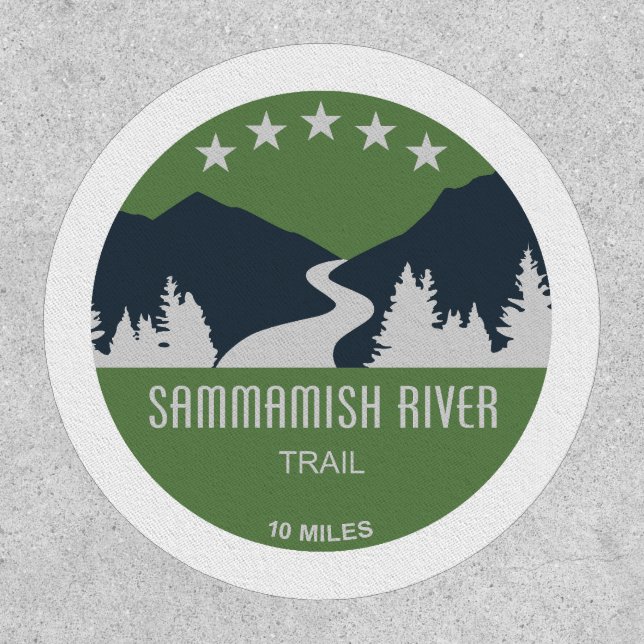 Sammamish River Trail Washington Patch (Front)