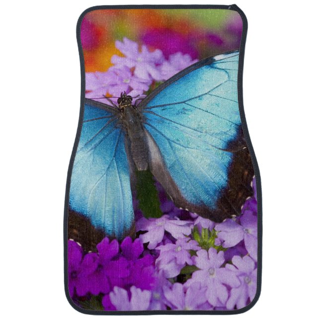 Sammamish Washington Tropical Butterfly Car Floor Mat (Front)
