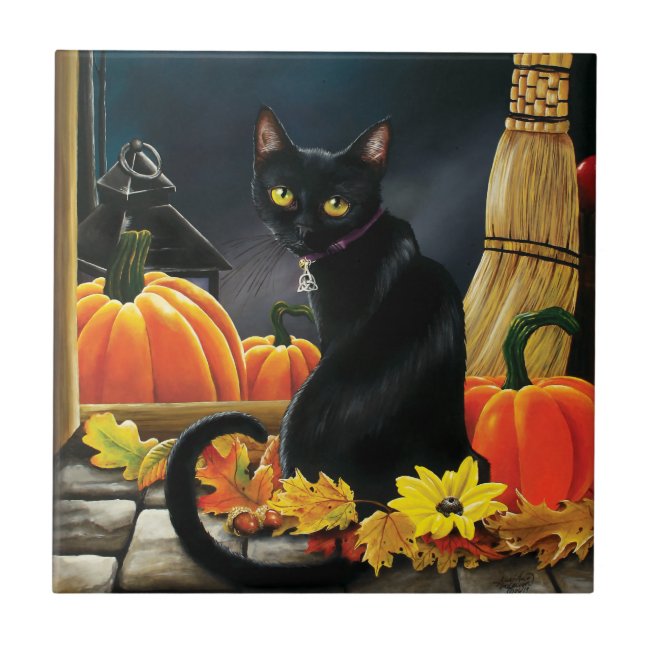 Sammy Cat Ceramic Tile