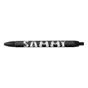Sammy Spelled in Samoyed Dog Letters Pen