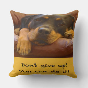 Sammy the Rottweiler Support Pillow