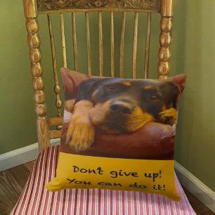 Sammy the Rottweiler Support Pillow