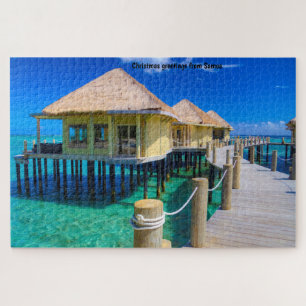 Samoa Beach Scene Jigsaw Puzzle
