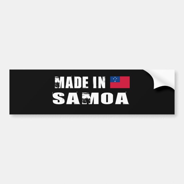 SAMOA BUMPER STICKER (Front)