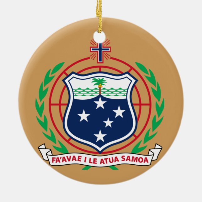Samoa Christmas Ornament (Back)