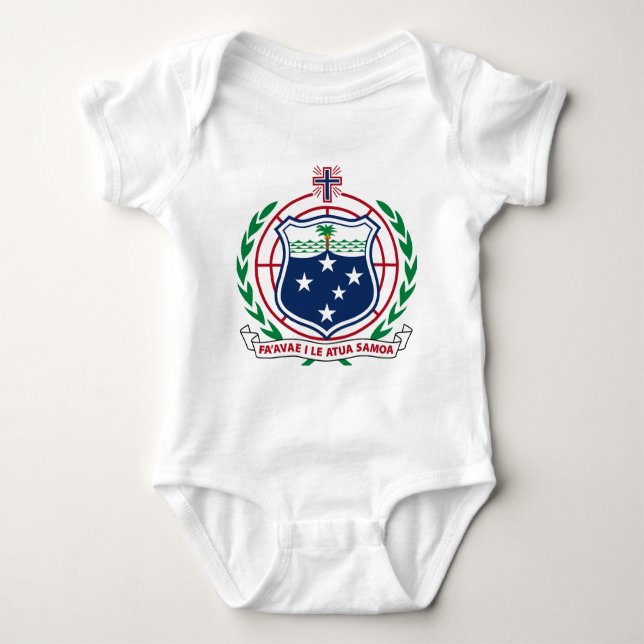 Samoa Coat of Arms Baby Bodysuit (Front)