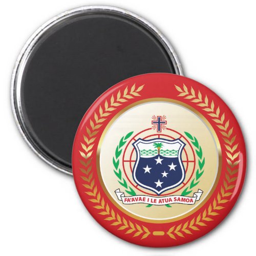 Samoa Coat of Arms Magnet