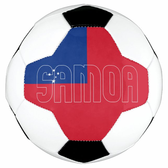 Samoa Flag Adorable Patriotic Soccer Ball (Front)