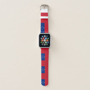 Samoa Flag Apple Watch Band