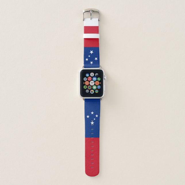 Samoa Flag Apple Watch Band (Front)